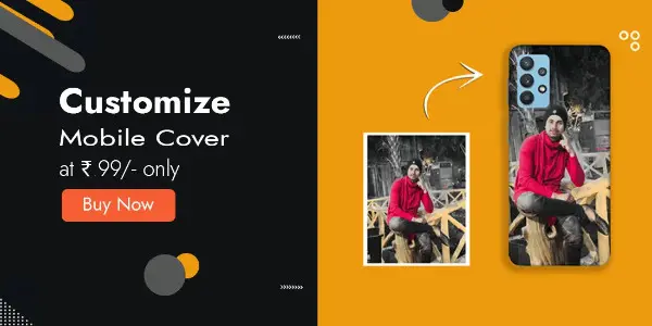 Customized Mobile Cover at 99 banner